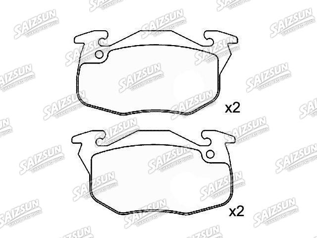 Bremsbelagsatz, Scheibenbremse Brake Pad Set:4251.37