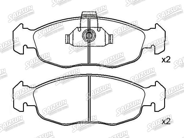 Bremsbelagsatz, Scheibenbremse Brake Pad Set:4251.34