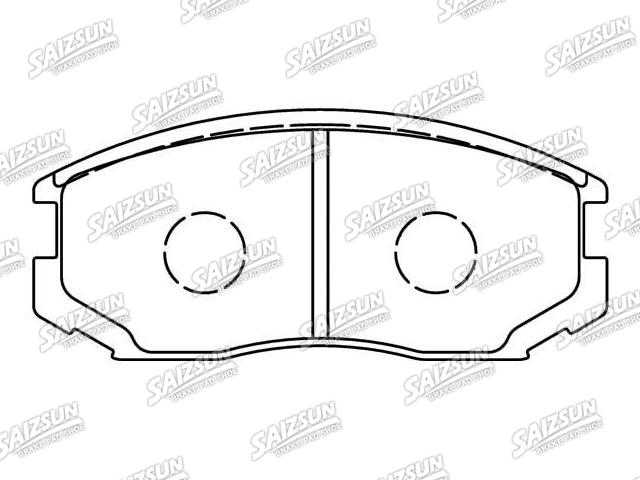Bremsbelagsatz, Scheibenbremse Brake Pad Set:04491-87401