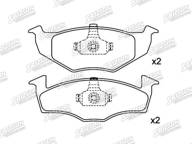 Bremsbelagsatz, Scheibenbremse Brake Pad Set:6N0 698 151