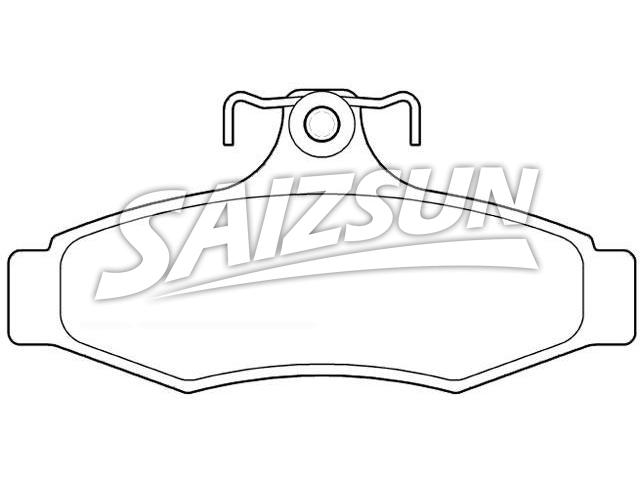 Bremsbelagsatz, Scheibenbremse Brake Pad Set:9624 5179
