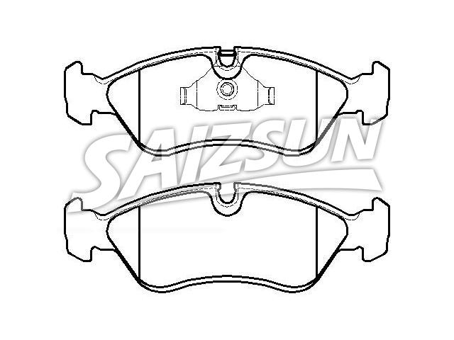 Bremsbelagsatz, Scheibenbremse Brake Pad Set:1104 6152