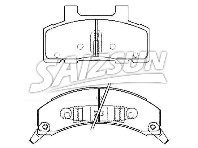 Bremsbelagsatz, Scheibenbremse Brake Pad Set:12321422