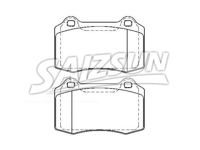 Bremsbelagsatz, Scheibenbremse Brake Pad Set:JLM21282