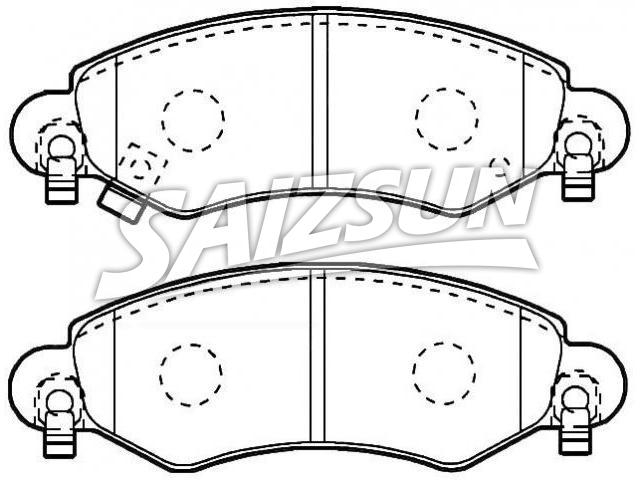 Bremsbelagsatz, Scheibenbremse Brake Pad Set:47 06 835