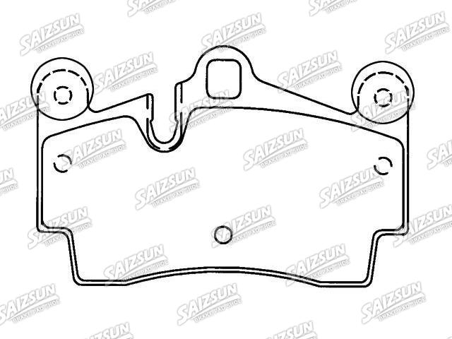 Bremsbelagsatz, Scheibenbremse Brake Pad Set:955 352 939 00