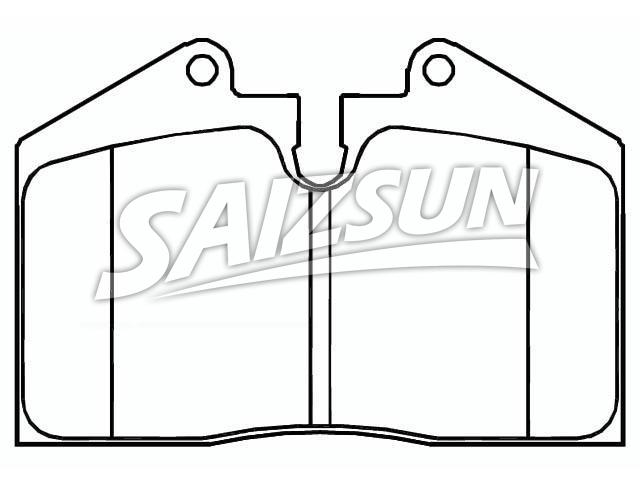 Bremsbelagsatz, Scheibenbremse Brake Pad Set:951 351 930 05