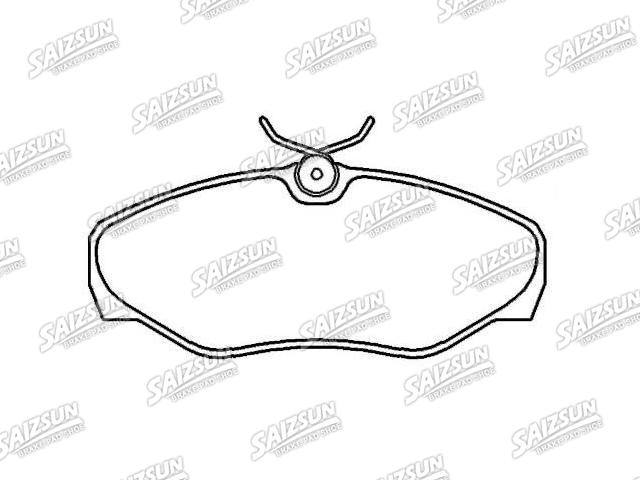 Bremsbelagsatz, Scheibenbremse Brake Pad Set:41060-00QAE