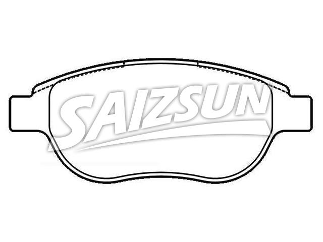 Bremsbelagsatz, Scheibenbremse Brake Pad Set:4252.35