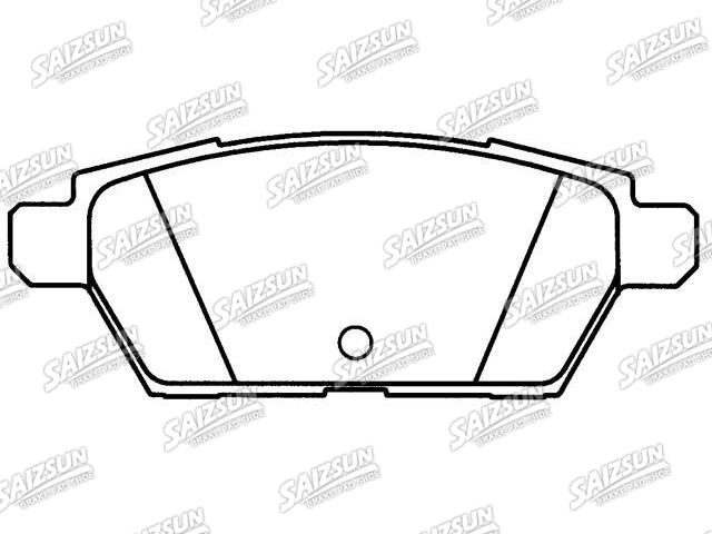 Bremsbelagsatz, Scheibenbremse Brake Pad Set:6E5Z-2200-B