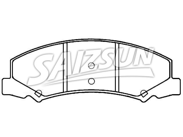 Bremsbelagsatz, Scheibenbremse Brake Pad Set:15270292