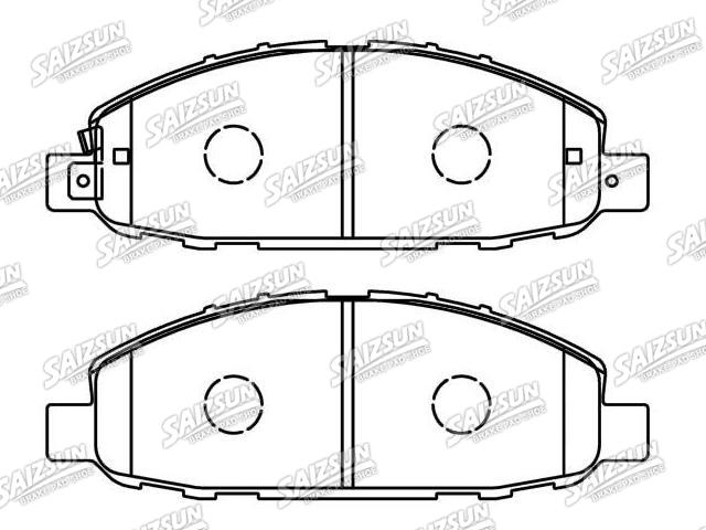 Bremsbelagsatz, Scheibenbremse Brake Pad Set:41060-VW085
