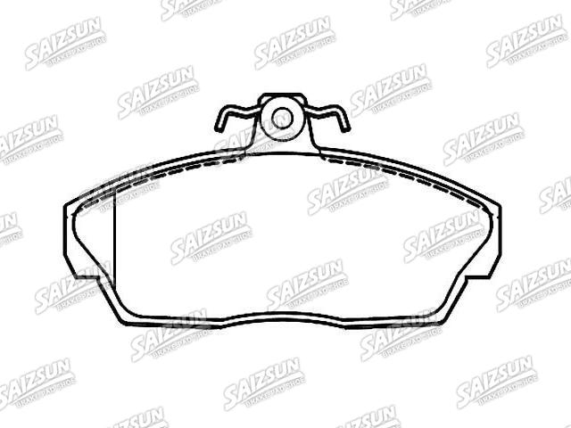 Bremsbelagsatz, Scheibenbremse Brake Pad Set:SFP100360