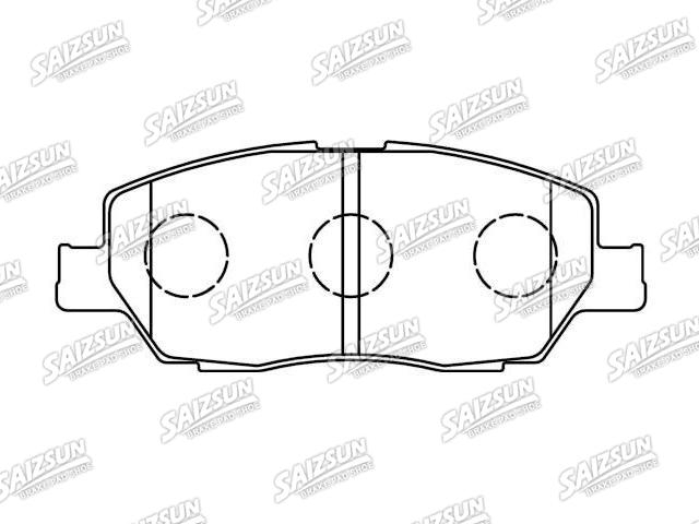 Bremsbelagsatz, Scheibenbremse Brake Pad Set:55810-78A00