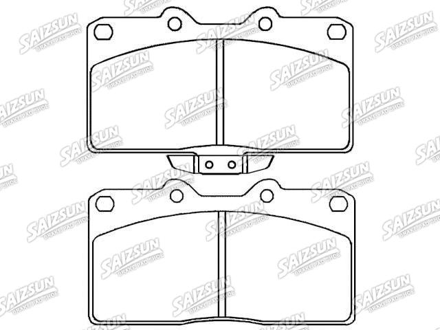Bremsbelagsatz, Scheibenbremse Brake Pad Set:MB928035