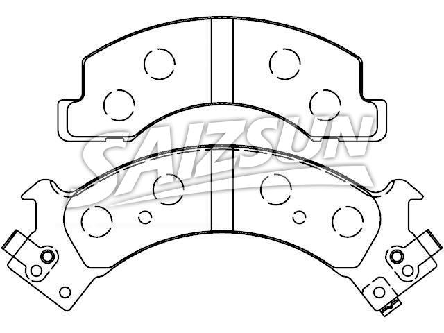 Bremsbelagsatz, Scheibenbremse Brake Pad Set:8-94479-583-0