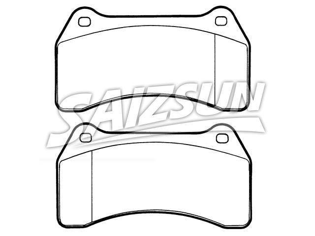 Bremsbelagsatz, Scheibenbremse Brake Pad Set:C2C8365