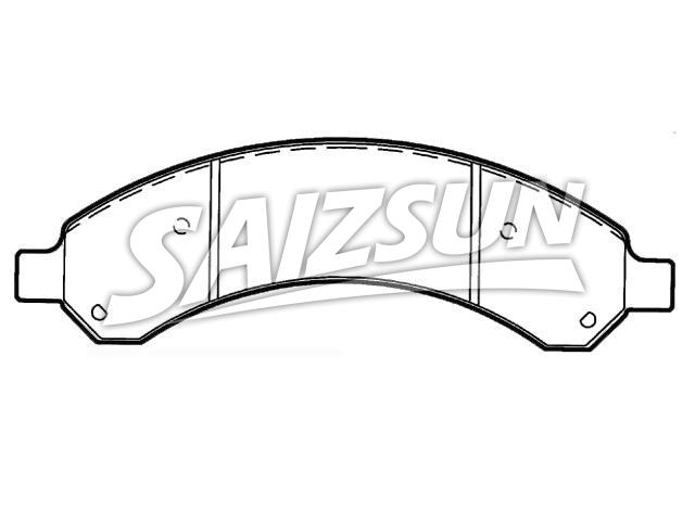 Bremsbelagsatz, Scheibenbremse Brake Pad Set:88982640