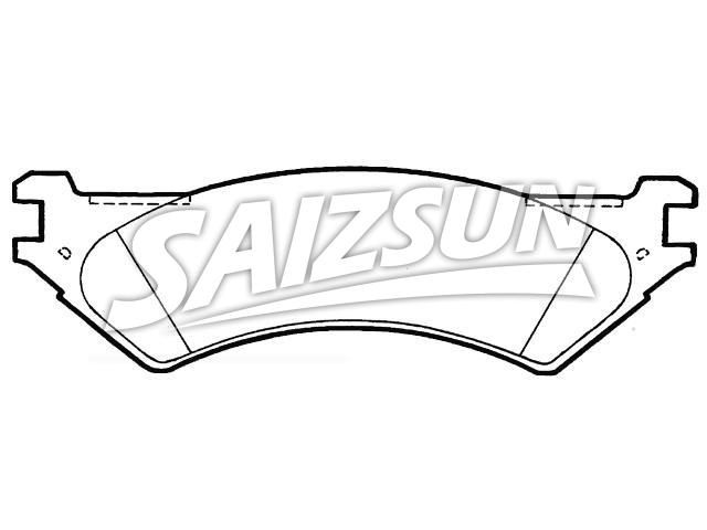Bremsbelagsatz, Scheibenbremse Brake Pad Set:XC2Z-2200-AA