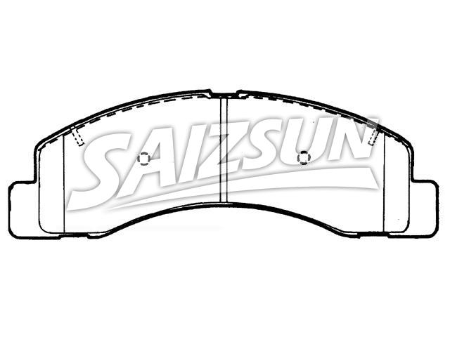 Bremsbelagsatz, Scheibenbremse Brake Pad Set:1C3Z-2001-AA