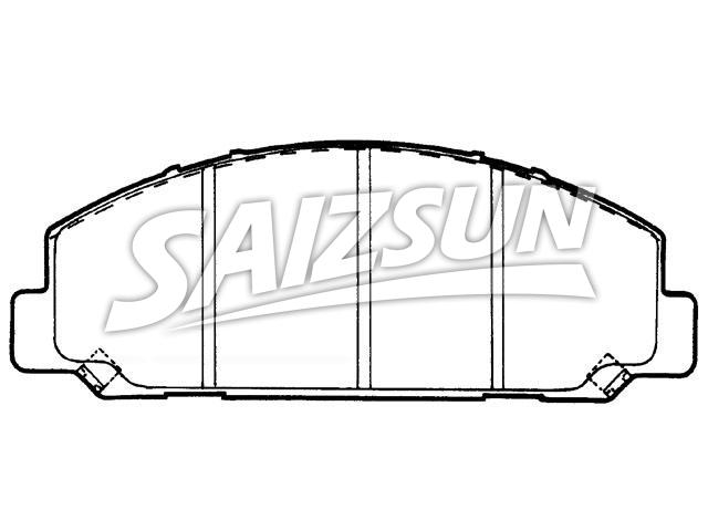 Bremsbelagsatz, Scheibenbremse Brake Pad Set:8-97211-691-0