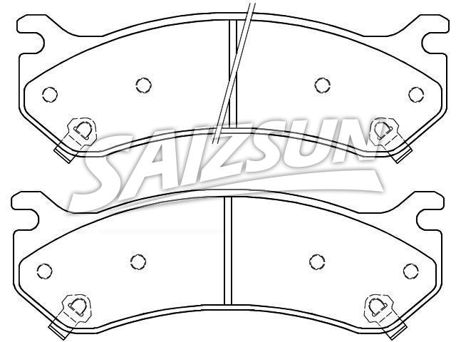 Bremsbelagsatz, Scheibenbremse Brake Pad Set:18026217