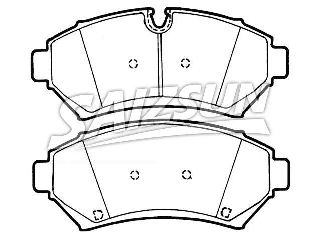 Bremsbelagsatz, Scheibenbremse Brake Pad Set:18026292