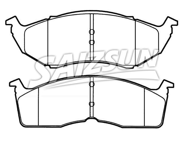 Bremsbelagsatz, Scheibenbremse Brake Pad Set:4897664AA