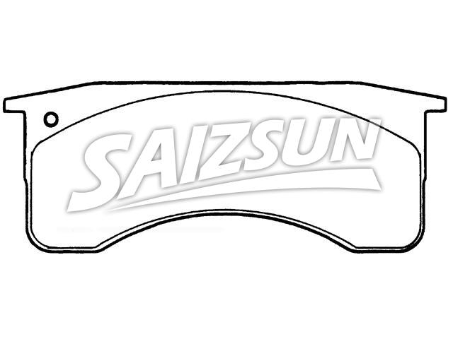Bremsbelagsatz, Scheibenbremse Brake Pad Set:12387805