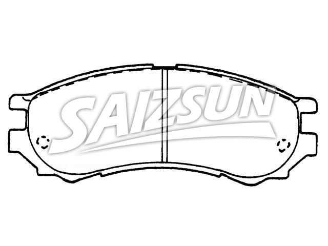 Bremsbelagsatz, Scheibenbremse Brake Pad Set:21012856