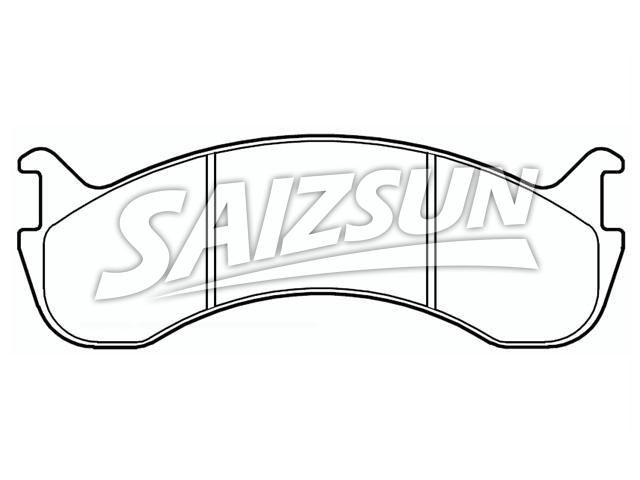 Bremsbelagsatz, Scheibenbremse Brake Pad Set:2501841C91