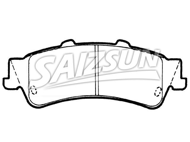 Bremsbelagsatz, Scheibenbremse Brake Pad Set:18026447