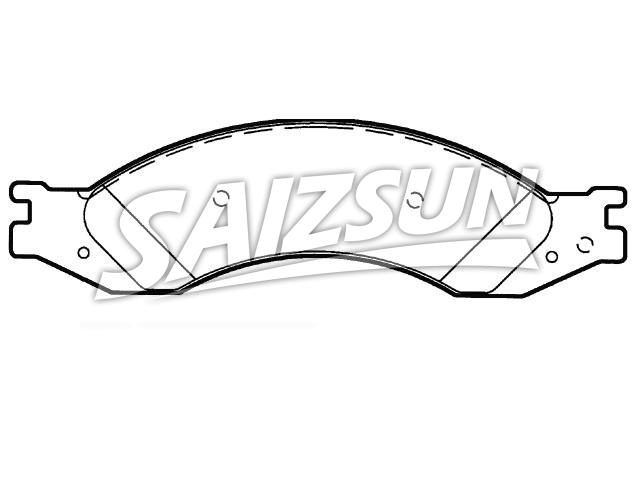 Bremsbelagsatz, Scheibenbremse Brake Pad Set:88982418