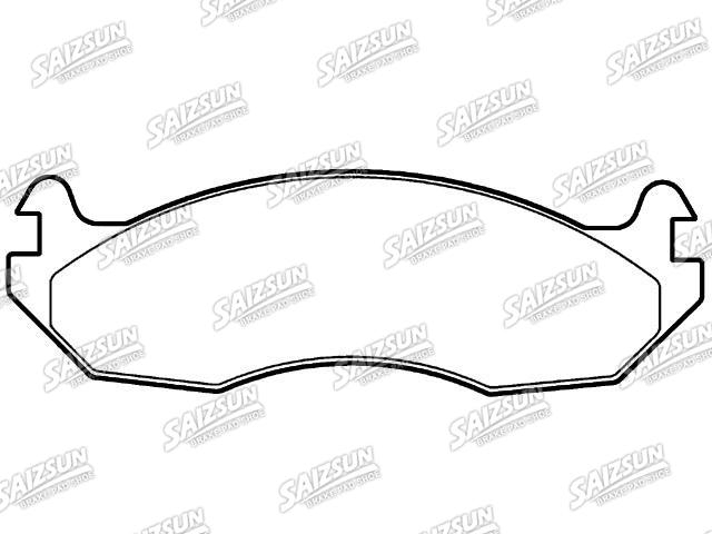Bremsbelagsatz, Scheibenbremse Brake Pad Set:05745063