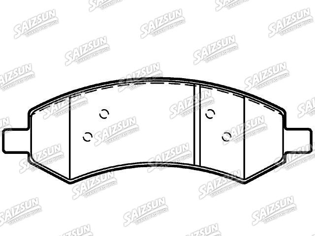 Bremsbelagsatz, Scheibenbremse Brake Pad Set:5143350AB