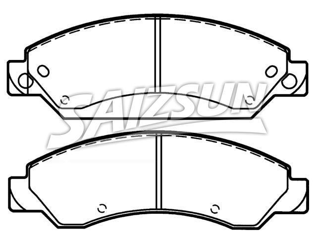 Bremsbelagsatz, Scheibenbremse Brake Pad Set:89059119