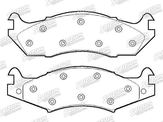 Bremsbelagsatz, Scheibenbremse Brake Pad Set:3501167
