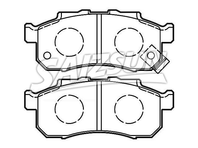 Bremsbelagsatz, Scheibenbremse Brake Pad Set:06450-S2K-J00