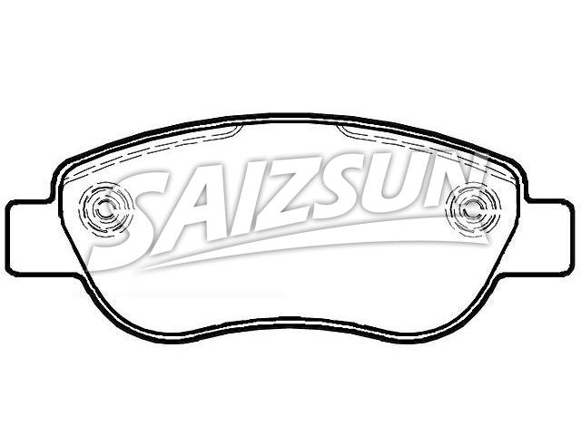 Bremsbelagsatz, Scheibenbremse Brake Pad Set:98845340