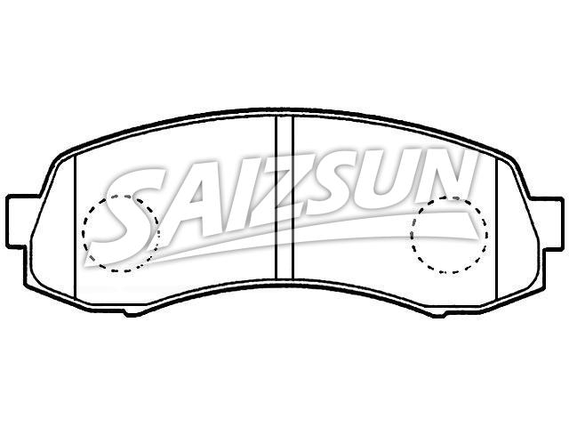 Bremsbelagsatz, Scheibenbremse Brake Pad Set:MZ690044