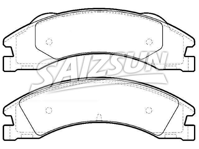 Bremsbelagsatz, Scheibenbremse Brake Pad Set:8C2Z-2200-A