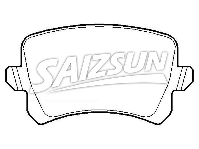 Bremsbelagsatz, Scheibenbremse Brake Pad Set:1K0 698 451 L
