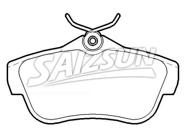 Bremsbelagsatz, Scheibenbremse Brake Pad Set:4253.67