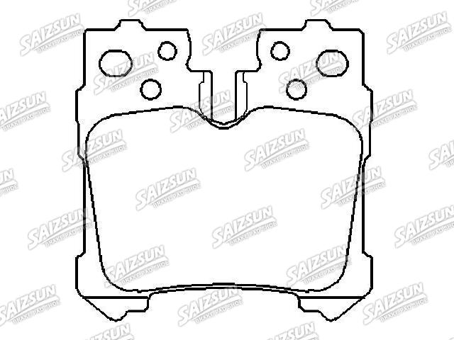 Bremsbelagsatz, Scheibenbremse Brake Pad Set:04466-0W010