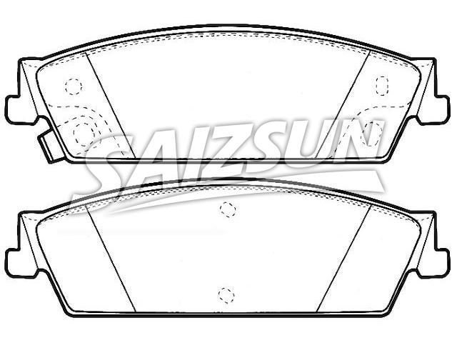 Bremsbelagsatz, Scheibenbremse Brake Pad Set:19159252
