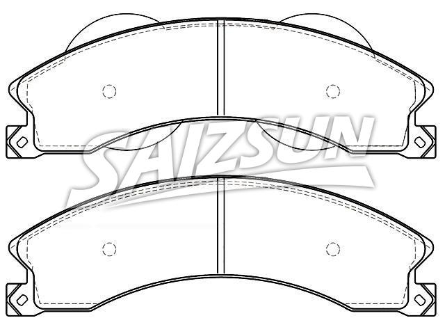 Bremsbelagsatz, Scheibenbremse Brake Pad Set:20850250