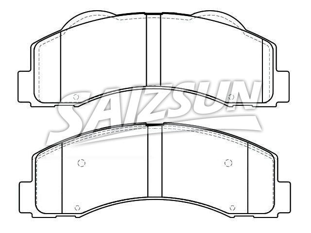 Bremsbelagsatz, Scheibenbremse Brake Pad Set:AL3Z-2001-A