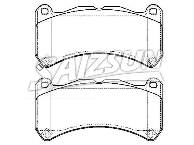 Bremsbelagsatz, Scheibenbremse Brake Pad Set:04465-0W120