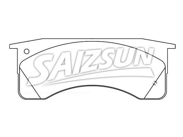 Bremsbelagsatz, Scheibenbremse Brake Pad Set:88982659