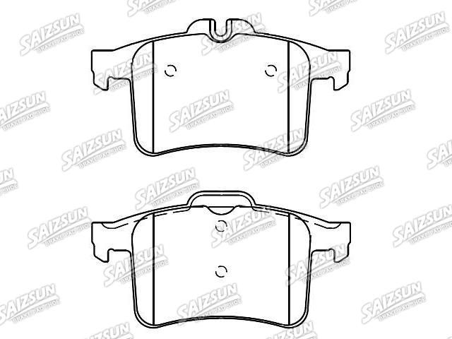 Bremsbelagsatz, Scheibenbremse Brake Pad Set:C2D3792